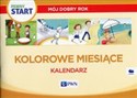 Pewny start Mój dobry rok Kolorowe miesiące Kalendarz polish usa