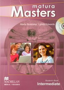 Matura Masters Intermediate Student's Book + CD Poziom B1/B2 Szkoła ponadgimnazjalna Polish Books Canada