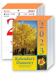 Kalendarz 2023 KL04 domowy zdzierak Polish bookstore