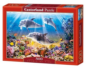 Puzzle 500 Dolphins Underwater polish books in canada