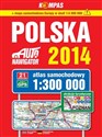Polska 2014 Atlas samochodowy 1:300 000 chicago polish bookstore