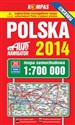 Polska 2014 Mapa samochodowa 1:700 000 bookstore