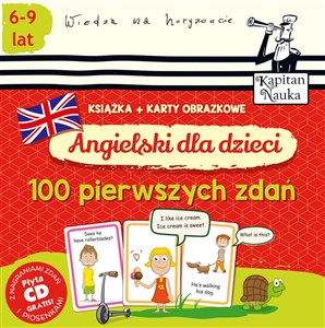 Angielski dla dzieci 100 pierwszych zdań + karty obrazkowe) chicago polish bookstore