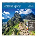 Kalendarz 2024 Polskie góry z naklejkami ścienny - Polish Bookstore USA
