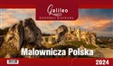 Kalendarz 2024 Biurkowy Galileo Malownicza Polska  books in polish