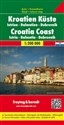 Chorwacja Wybrzeże mapa 1:200 000 Freytag & Berndt to buy in Canada