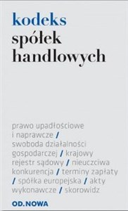 Kodeks spółek handlowych buy polish books in Usa