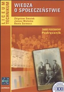 Wiedza o Społeczeństwie Podręcznik Liceum technikum Zakres podstawowy  