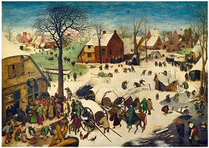 Puzzle 1000 Spis ludności w Betlejem Bruegel, 1566 polish usa