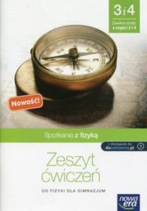 Spotkania z fizyką Część 3 i 4 Zeszyt ćwiczeń Gimnazjum. Z dostępem do cwiczenia.pl Polish bookstore