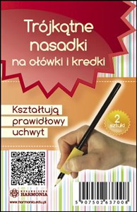 Nasadki na ołówki i kredki 2 sztuki 