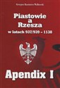 Piastowie a Rzesza w latach 937/939-1138 Apendix I to buy in USA