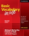 Vocabulary in Use Basic Student's Book with Answers in polish