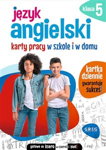 Język angielski. Karty pracy w szkole i w domu - klasa 5 polish books in canada