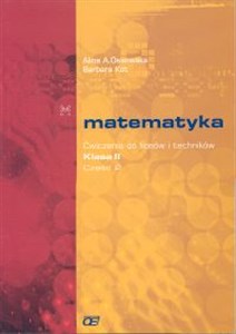 Matematyka 2 Ćwiczenia Część 2 Liceum ogólnokształcące Canada Bookstore