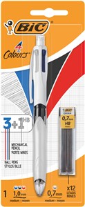 Długopis BIC 4 Colours z ołówkiem + grafit 