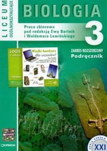 Biologia 3 Podręcznik Liceum ogólnokształcące Zakres rozszerzony in polish