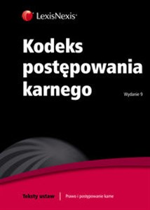 Kodeks postępowania karnego  