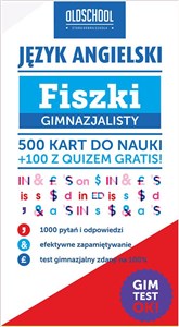 Język angielski fiszki gimnazjalisty oldschool stara dobra szkoła  