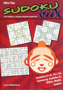 Sudoku Mix 110 sudoku o różnym stopniu trudności buy polish books in Usa