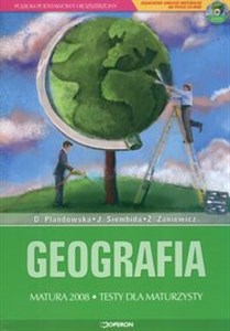 Geografia Matura 2008 Testy z płytą CD Zakres podstawowy i rozszerzony  