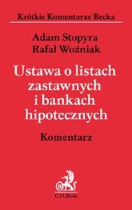 Ustawa o listach zastawnych i bankach hipotecznych Komentarz bookstore