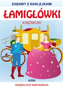 Łamigłówki Księżniczki Zabawy z naklejkami 