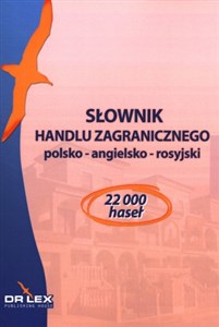 Słownik handlu zagranicznego polsko-angielsko-rosyjski books in polish
