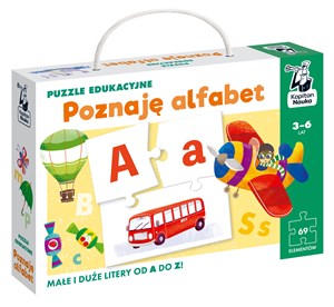 Puzzle edukacyjne Poznaję alfabet 3-6 lat  polish usa