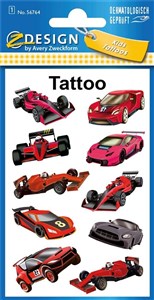 Tatuaże - Samochody wyścigowe  Bookshop