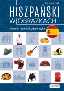 Hiszpański w obrazkach Słownik rozmówki gramatyka books in polish
