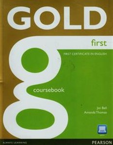 Gold first certificate in English Coursebook + CD to buy in USA
