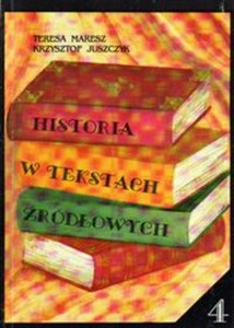 Historia w tekstach źródłowych 4 books in polish