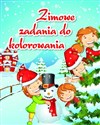 Zimowe zadania do kolorowania 