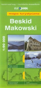 Beskid Makowski mapa turystyczna 1:90 000 polish usa