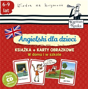 Angielski dla dzieci W domu i w szkole Książka + Karty obrazkowe polish usa