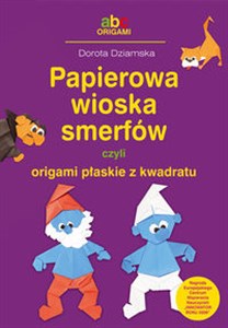 Papierowa wioska smerfów czyli origami płaskie z kwadratu polish usa