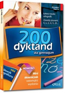 200 dyktand dla gimnazjum + mini słowniczek  