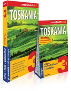 Toskania 3w1 przewodnik + atlas + mapa Polish Books Canada