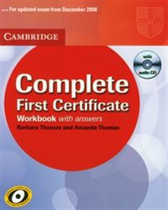 Complete First Certificate workbook with CD Polish bookstore