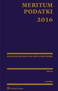 Meritum Podatki 2016  