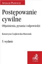 Postępowanie cywilne Objaśnienia, pytania i odpowiedzi Polish Books Canada