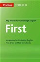 Collins COBUILD Key Words for Cambridge English First  -  to buy in USA