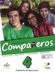 Companeros 4 Ćwiczenia + licencia digital - nueva edicion buy polish books in Usa