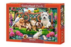 Puzzle 1000 Pets in the Park Polish bookstore