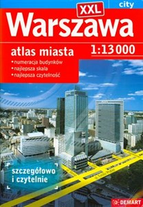 Warszawa XXL atlas miasta 1:13 000 online polish bookstore