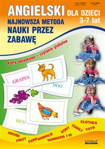 Angielski dla dzieci Najnowsza metoda nauki przez zabawę Karty obrazkowe - czytanie globalne. 3-7 lat bookstore