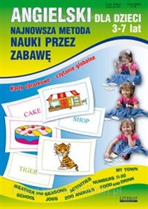 Angielski dla dzieci Najnowsza metoda nauki przez zabawę Karty obrazkowe - czytanie globalne. 3-7 lat Polish bookstore