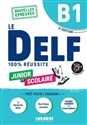 DELF 100% reussite B1 juior et scolaire książka Polish Books Canada