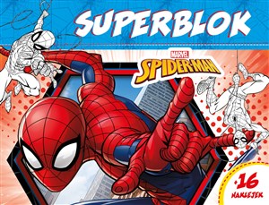 Superblok Marvel Spider-Man z naklejkami bookstore